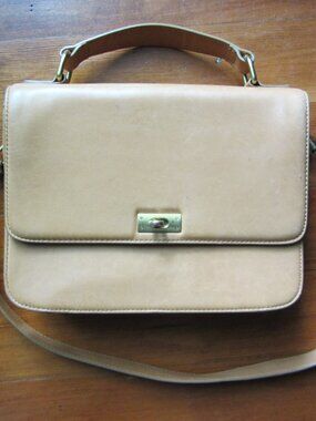 J. Crew Tan Leather Purse
